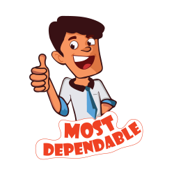 Creative recognition badge - Dependable employee