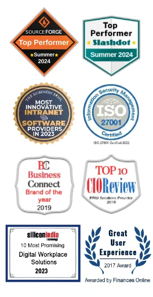 Intranet awards and achievements 2018 - 2023