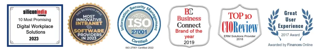 Intranet awards and achievements 2018 - 2023