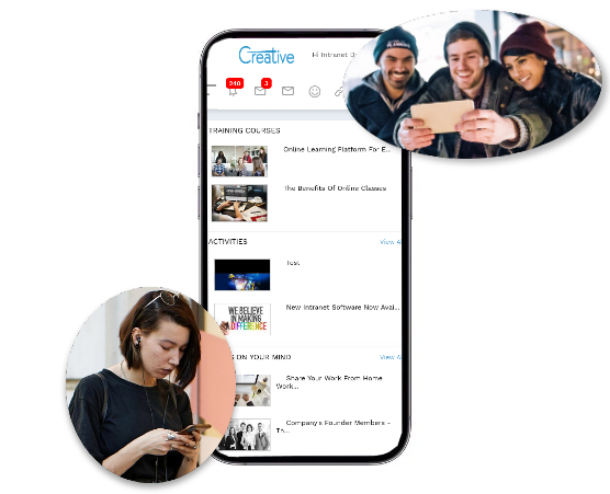 Mobile intranet software