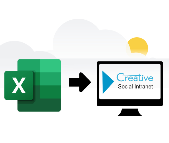 Employee birthdays bulk upload in intranet